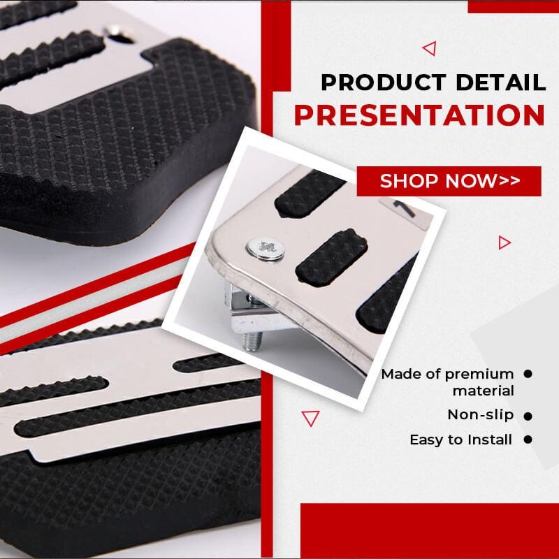 Car Anti-Skid Pedal - Secure Grip & Easy Install, Prevents Foot Slipping for Safe Driving ⚡📦