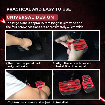 Car Anti-Skid Pedal - Secure Grip & Easy Install, Prevents Foot Slipping for Safe Driving ⚡📦