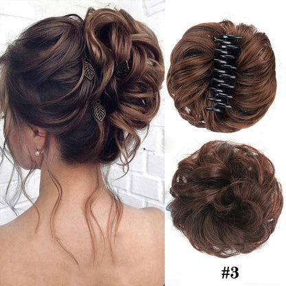Claw Clip Wig for Natural Hair Bun