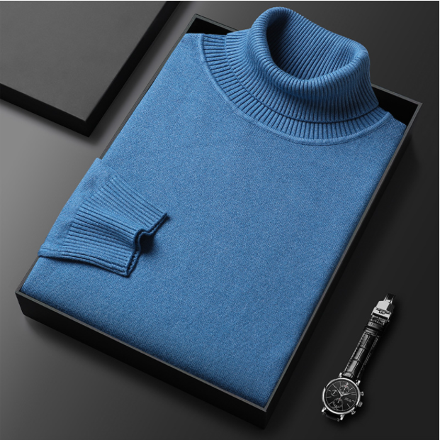 ✨Men's Solid Color Premium Turtleneck Sweater