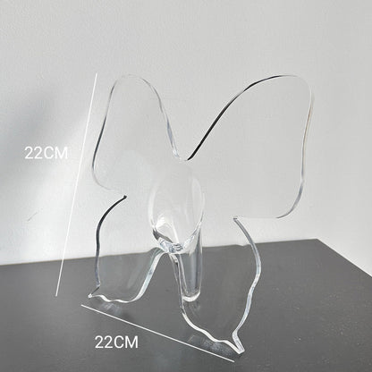 🔥Transparent Butterfly-Inspired Decorative Vase