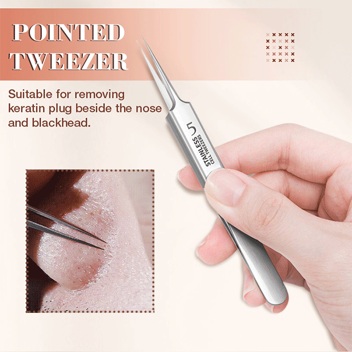 Professional Beauty Salon Tweezers | Precision Slant & Pointed Tips for Brows & Lashes | Essential for Makeup Artists & Home Kits 🎆✨