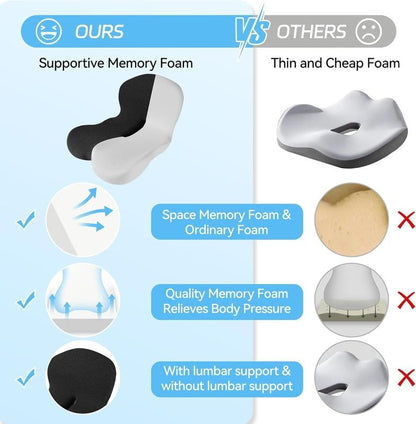 🎁Limited Sale 50% OFF💺Non-Slip Memory Foam Seat