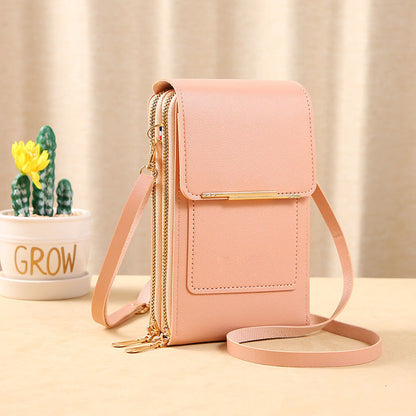 👜 📱 Women's Touch Screen Messenger Bag – Smart Phone Charging, Anti-Theft & Water-Resistant ✨