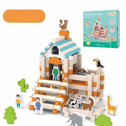 ✨Educational Wooden Building Blocks