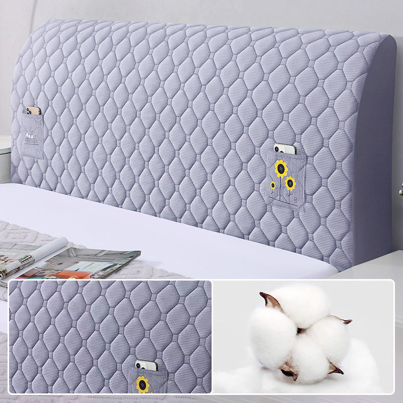 💥Bed Headboard Stretchy Padded Cover