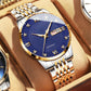 💥Men's Stainless Steel Waterproof Business Watch