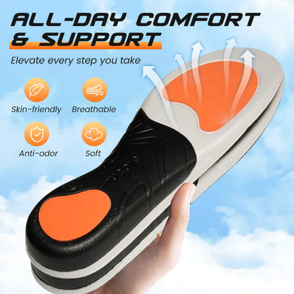 👟 Sports Shock-Absorbing Insoles with Arch Support – All-Day Comfort & Impact Protection 🏃‍♂️⚡