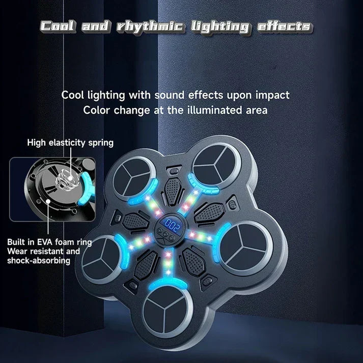 🥊 🎵 Kids‘ Punching Bag with Music – Lights Up, Encourages Exercise & Durable Fun 🎄