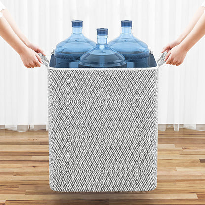🔥Extra-Large Storage Organizer Box With Lid - Versatile For Clothes, Blankets & Bedding