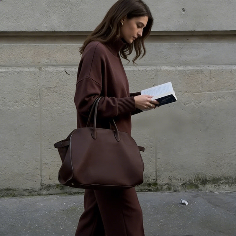 💥High-Neck Side-Zip Sweatshirt & Pants Set 👚👖