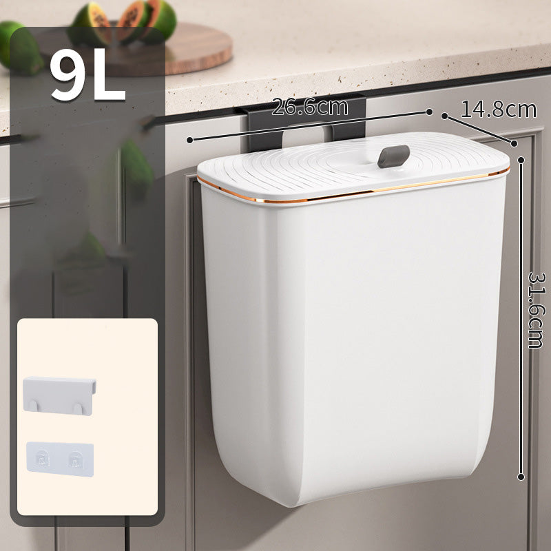 Large Capacity Wall-Mounted Trash Can