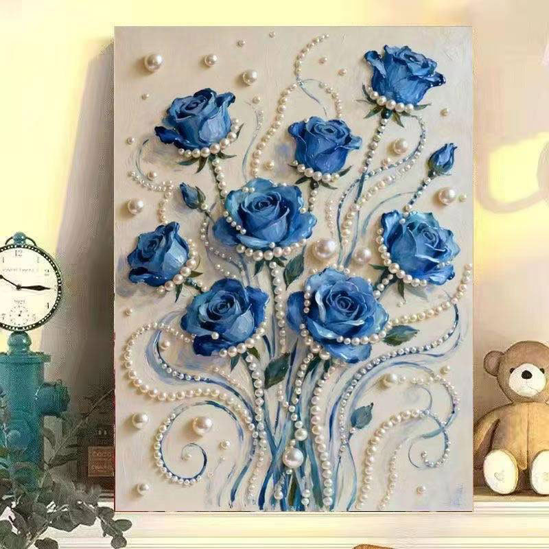 DIY 3D Gem Painting Kit with Frame