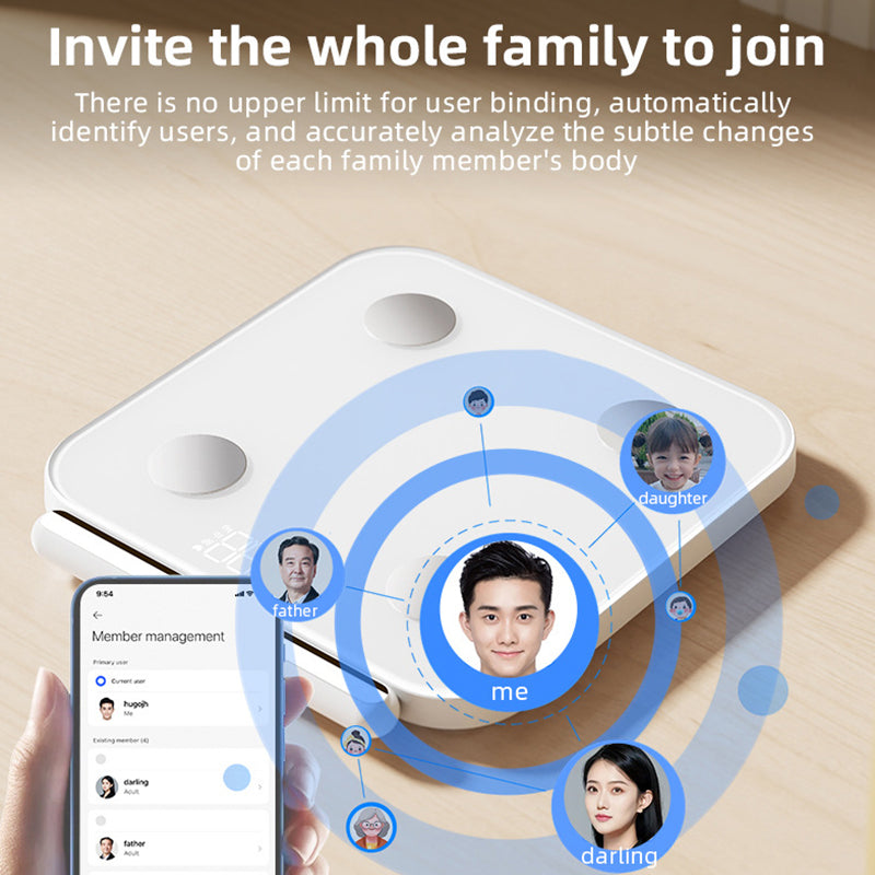 8-Electrode Smart Body Fat Scale