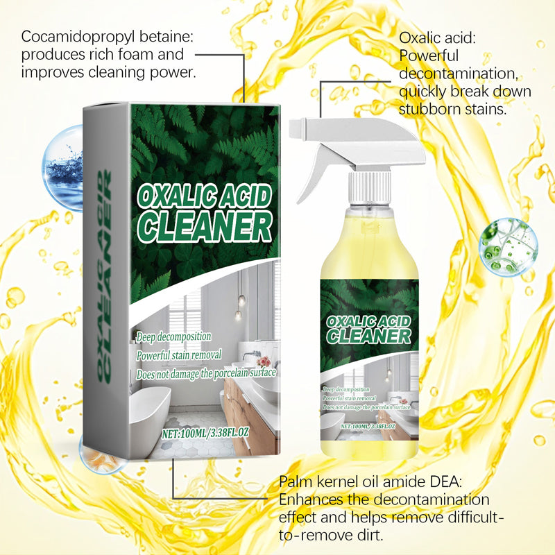 【CLEARANCE!】Molecular-Level Cleaning Tech! Oxalic Acid Cleaner Dissolves Rust🚽✨