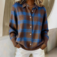 💖Women's Plaid Button-Down Sweater Jacket