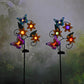 Colorful Butterfly & Flower Outdoor Solar Garden Light