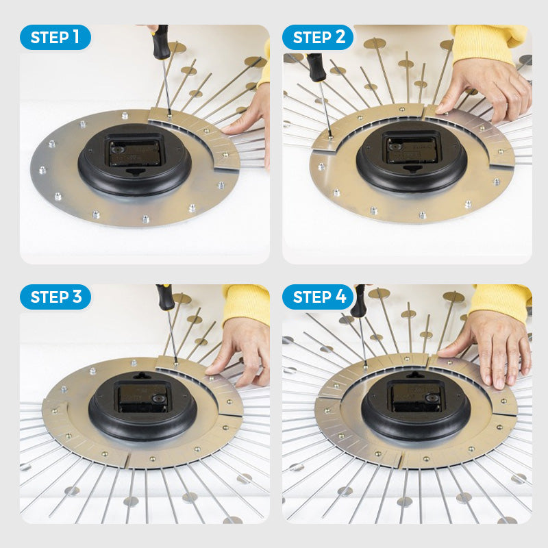 ✨🕰️ Creative Rhinestone Wall Clock – Silent, Minimalist Luxury for Living Room, Dining & Entryway! 💎🏡