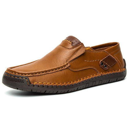 💎 64% OFF! 💎 Classic Men’s Slip-On Leather Shoes – Premium Calfskin, All-Day Comfort & Effortless Style