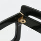 Chic Oversized Square Blue Light Blocking Glasses