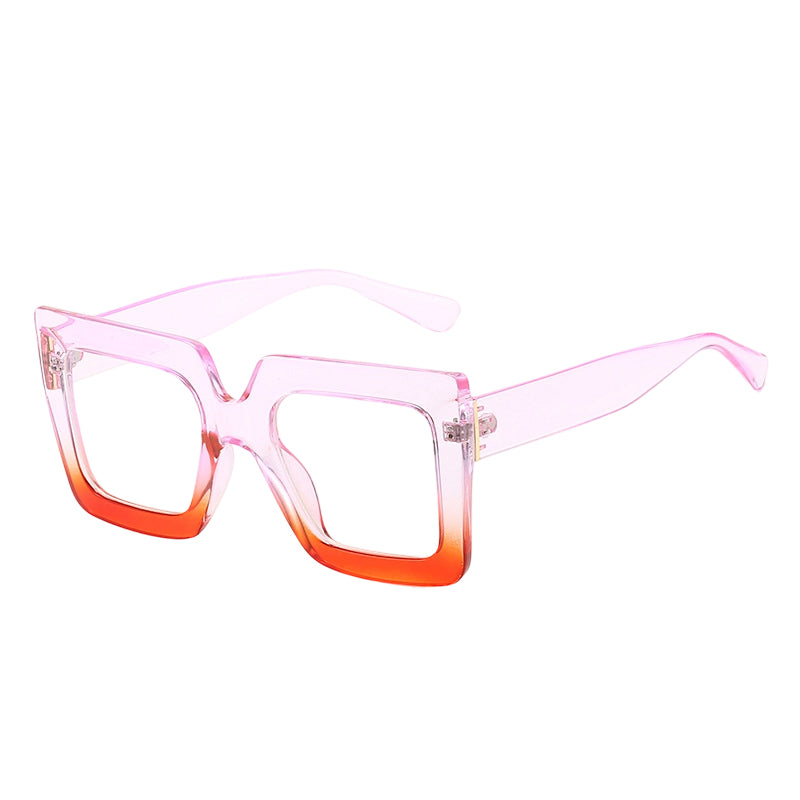 Chic Oversized Square Blue Light Blocking Glasses
