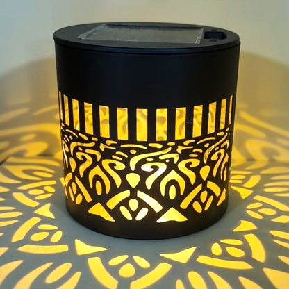Solar-Powered Mandala Projector Light