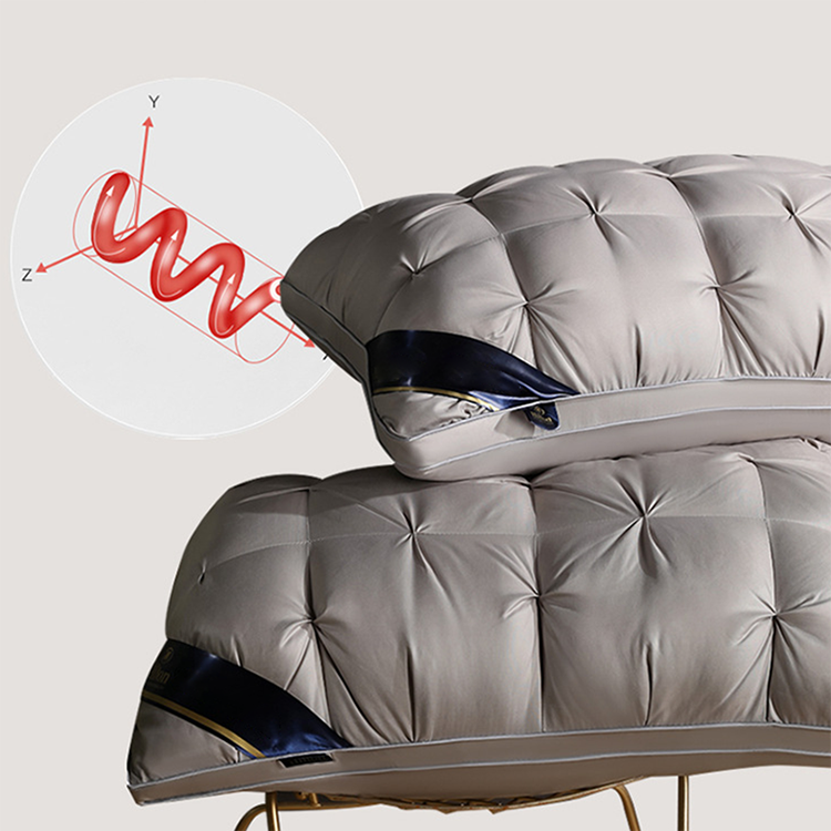 💞 Washable Ergonomic Neck Pillow – Breathable and soft with 3D stitching.