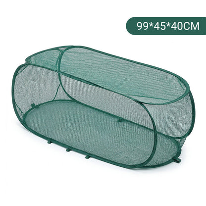 Foldable Pop-Up Plant Mesh Cover – Protects Plants, Breathable Design & Easy Setup 🌿