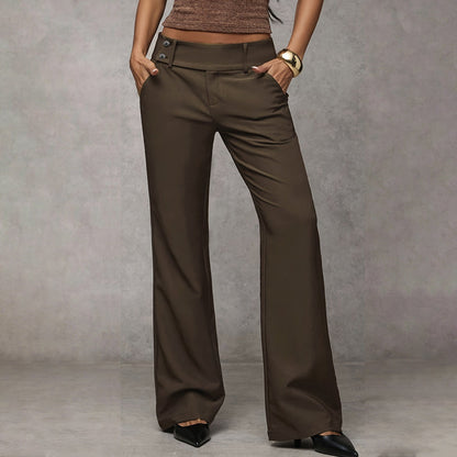 🌺💐Women's Elegant Flared Suit Pants