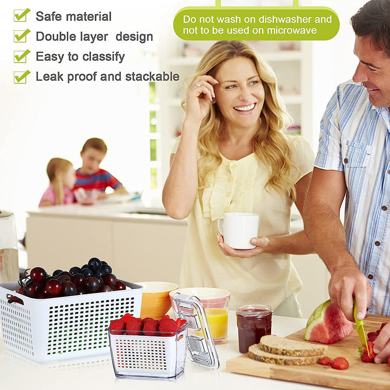 🔥Fresh Produce Vegetable Fruit Storage Container