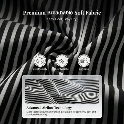 🔥New Arrivals & Special Offers-Summer Commuter Striped Button-Down Shirt