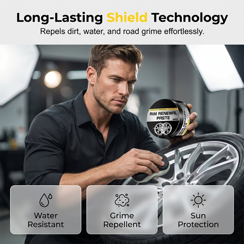 🚗✨ All-in-One Wheel Restoration Paste – Scratch Removal, Molecular Bonding, Safe for All Alloys 💎