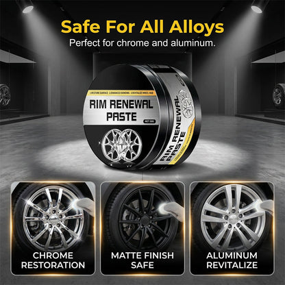 🚗✨ All-in-One Wheel Restoration Paste – Scratch Removal, Molecular Bonding, Safe for All Alloys 💎