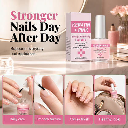 ⏳Time-Limited Special⏰Keratin Nail Strengthener & Moisturizer – Repair & Glossy Finish 🌟
