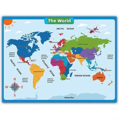 🌍 Piece by Piece, Globe by Globe! World Map Jigsaw Puzzle – Build It, Hang It, Show It Off 🐧