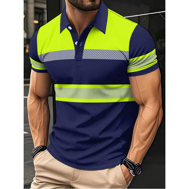 Men's High Visibility Round-Neck Top