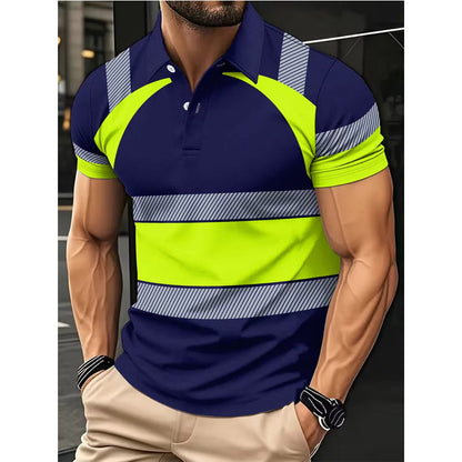 Men's High Visibility Round-Neck Top