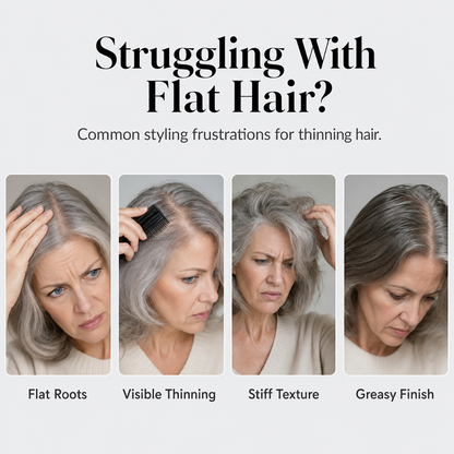 👩 Peach-Scented Volumizing & Setting Spray – Lightweight, Bouncy Hair & Long-Lasting Hold ✨