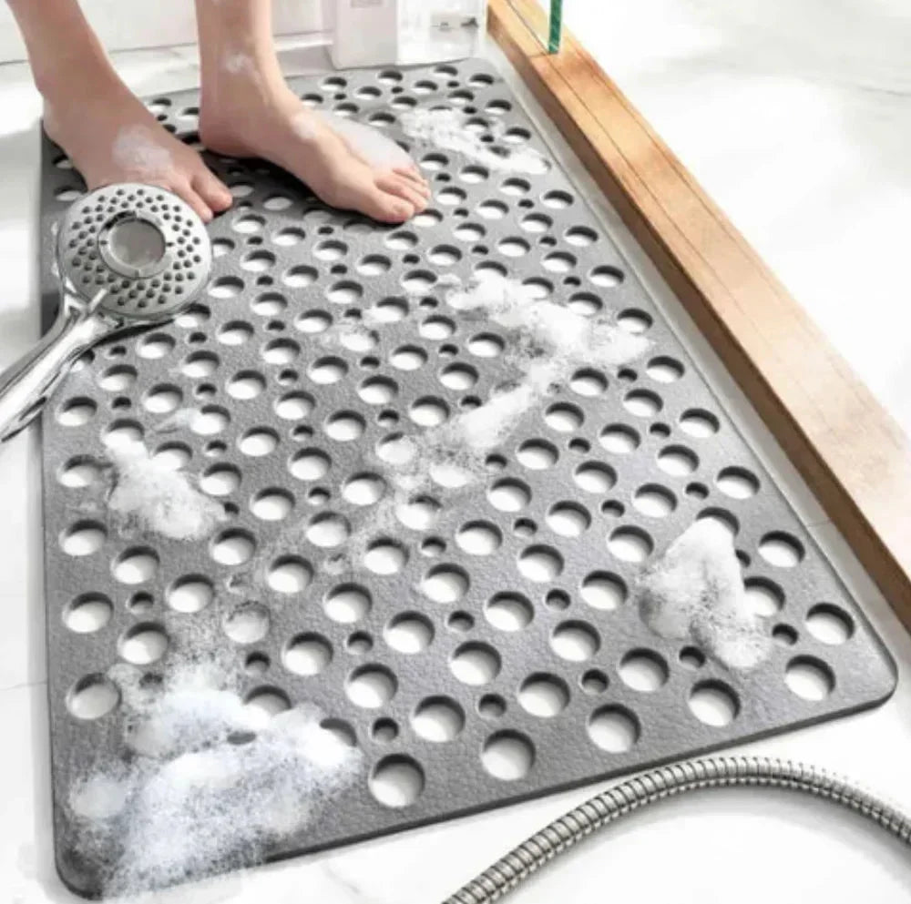 🛁🚿Premium Anti Slip Shower Safety Mat with Strong Suction Cups🧼