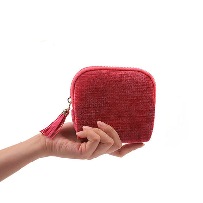 Mini Travel Jewellery Bag with Zip – Compact, Portable & Perfect for Rings, Earrings & Necklaces ✨