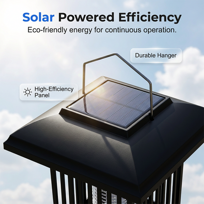 Solar Powered 2-in-1 Mosquito Zapper & Garden Light
