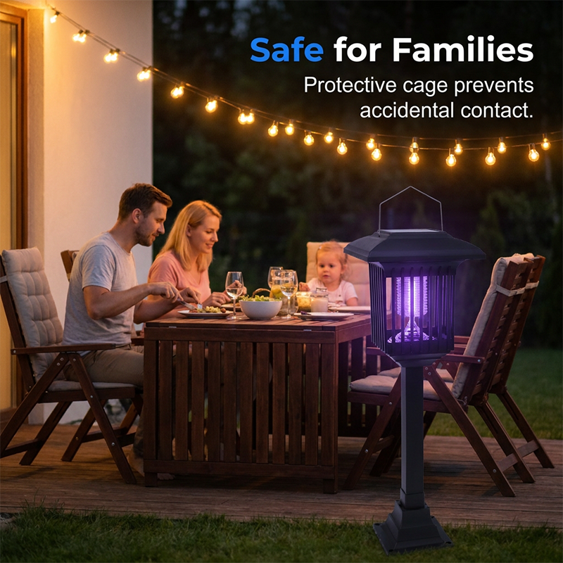 Solar Powered 2-in-1 Mosquito Zapper & Garden Light