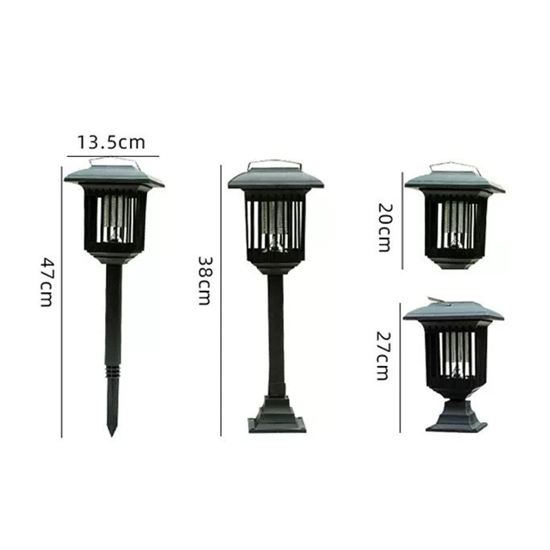 Solar Powered 2-in-1 Mosquito Zapper & Garden Light