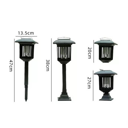 Solar Powered 2-in-1 Mosquito Zapper & Garden Light