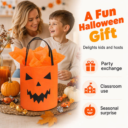 🎃🦇Light Up Halloween Candy Bucket