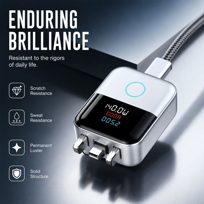 🔋⚡ Smart Charging Protector — 140W USB-C, Auto Disconnect