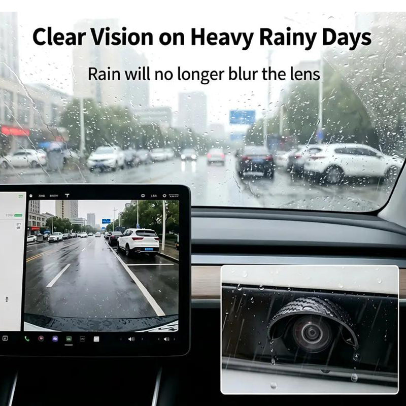 🌧️Universal Car Backup Camera Rain Shield