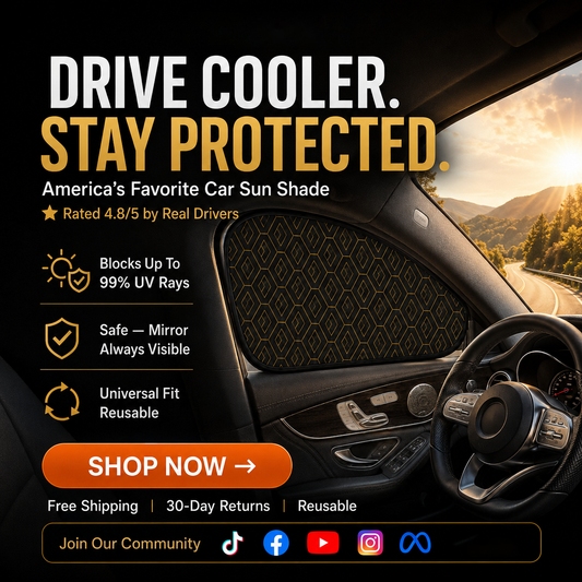🏆 Universal Car Side Window Sun Shades