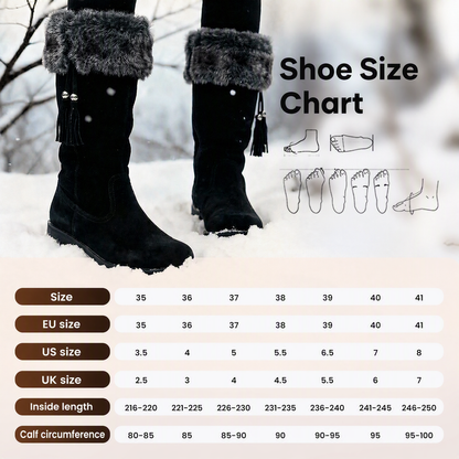 🌸💖Women's Warm Anti-Slip Wear-Resistant Mid-Calf Boots