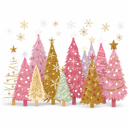 3-Piece Christmas Window Cling Set – Glue-Free Static Holiday Decor